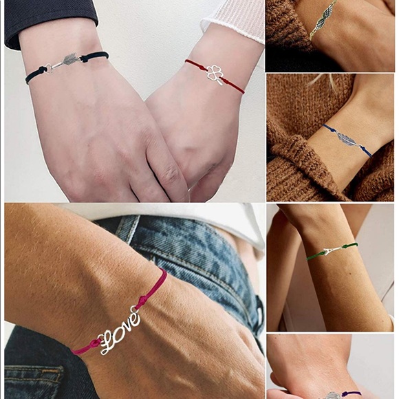 12 pcs Braided Rope Bracelet Set Handmade - Picture 6 of 8